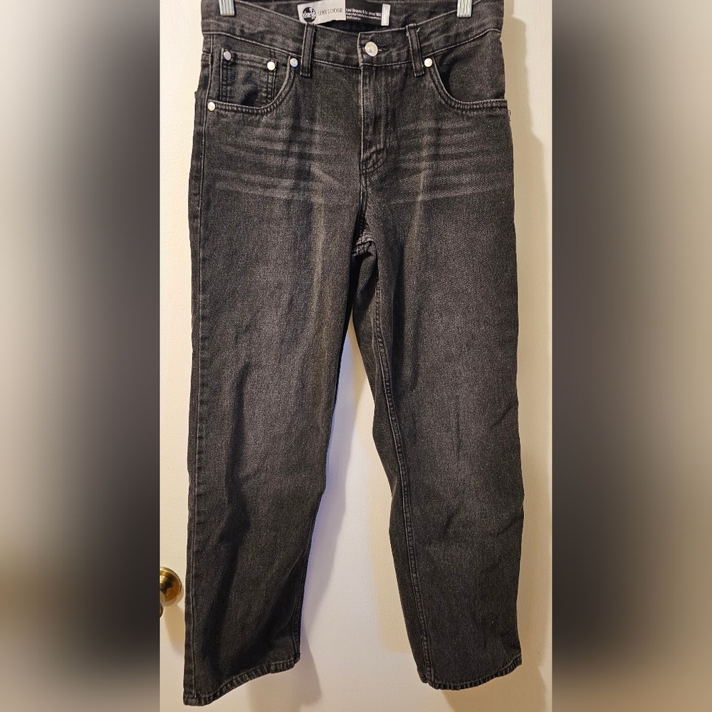 Levis Silver Tab‎ Stay Loose Women's 28x30 Regular 16 Black Jeans
